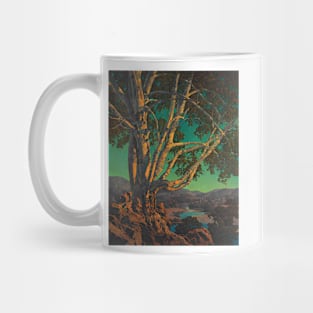 Maxfield Parrish Old White Birch Art Print 1937 American Painter Mug